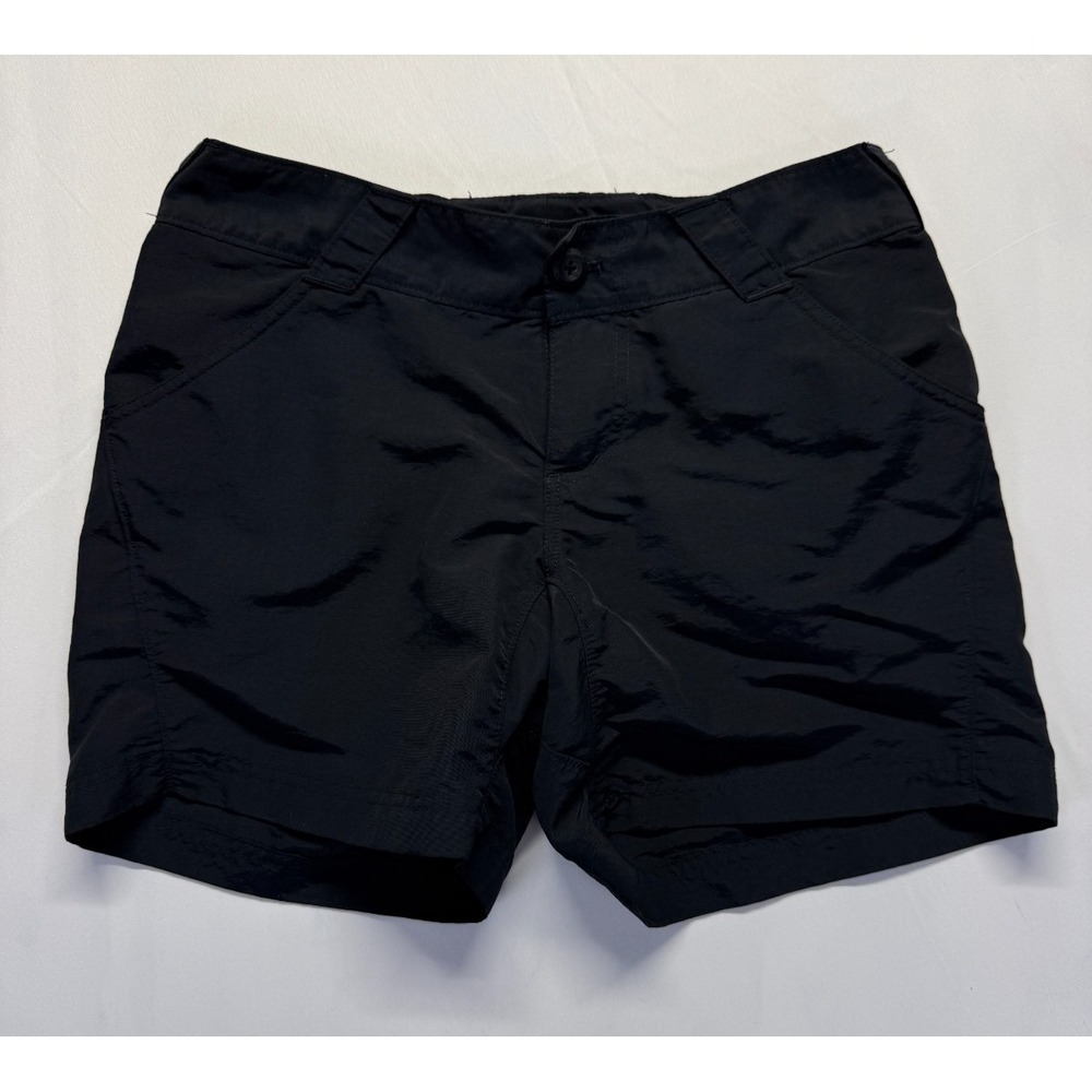 Columbia‎ Performance Fishing Gear Chino Shorts Womens Small Black Nylon Hiking